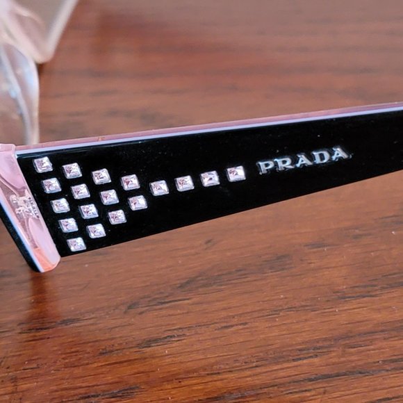 PRADA VPR 141 RECTANGULAR FULL RIM EYEGLASS FRAMES - AUTHENTIC - Picture 4 of 7